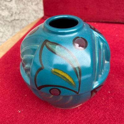 Handmade pottery vase 