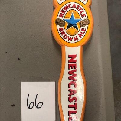 Lot 66 Newcastle Beer Keg/Bar Tap Pull