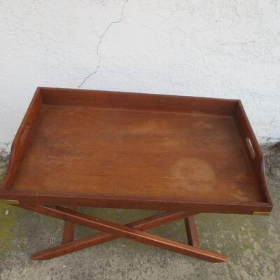 Lot 27 - Butler Tray With Stand