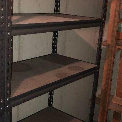 #222 Storage Shelf A - Black Metal 