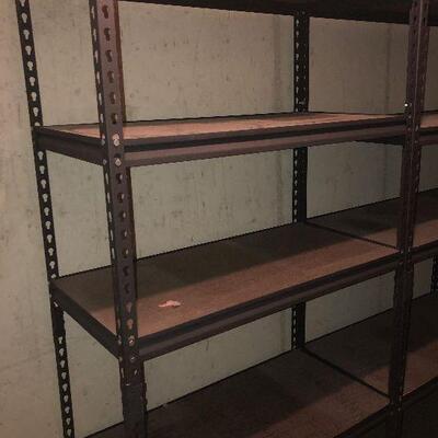 #223 Storage Shelf B  - Black Metal