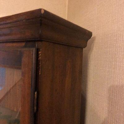 #224 Wood Gun Cabinet 