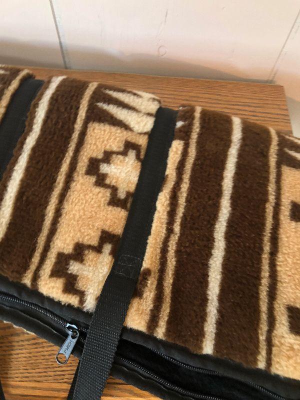 326 Southwest Style Blanket Gun Case Tan and Brown