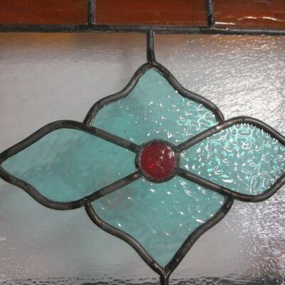 Lot 58 -Stained Glass Flower 