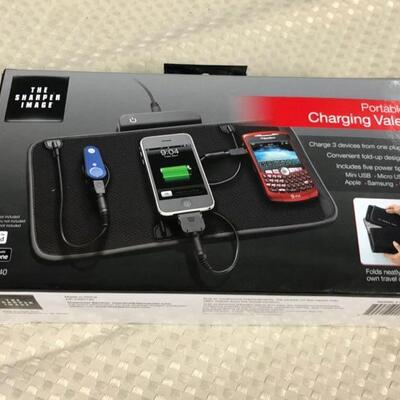 Portable Charging Valet from The Sharper Image