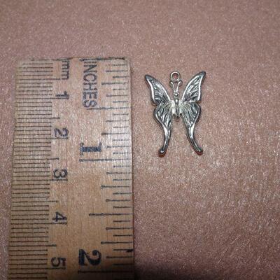 Sterling Silver 925 Butterfly Charm 
