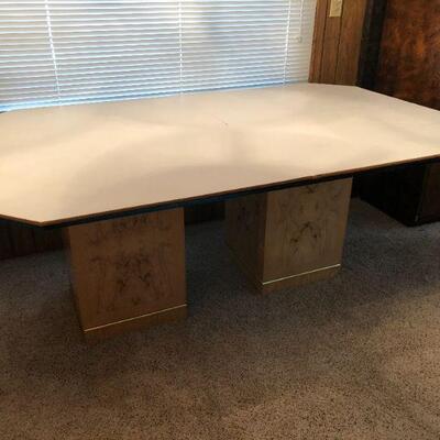 Glass Top Dining Table with 8 chairs