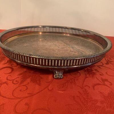 Silver Plated Serving Tray