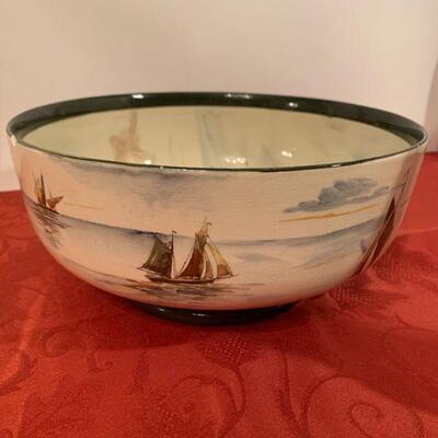 Antique royal doulton ship bowl 