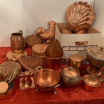 Copper Cookware and Decorative Molds
