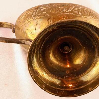 Pakistan Brass Lamp Candleholder