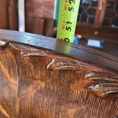G21: Antique Tiger Oak Buffet/Side Board