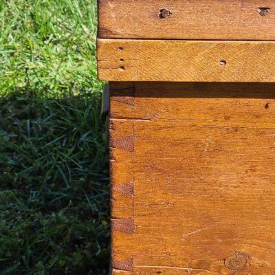 G28: Antique Solid Wood Trunk