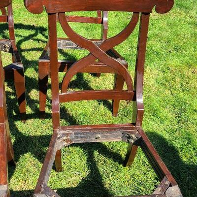 G39: Four Painted Wood Chairs