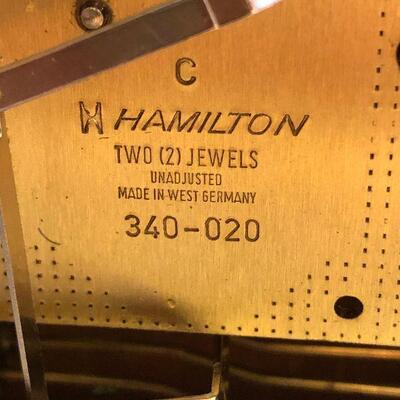 L25: Hamilton Two Jewels Clock