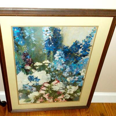 Beautiful Framed Floral Print