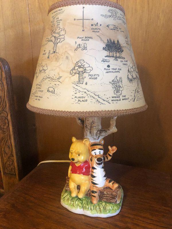 B10: Winnie the Pooh Lamp | EstateSales.org