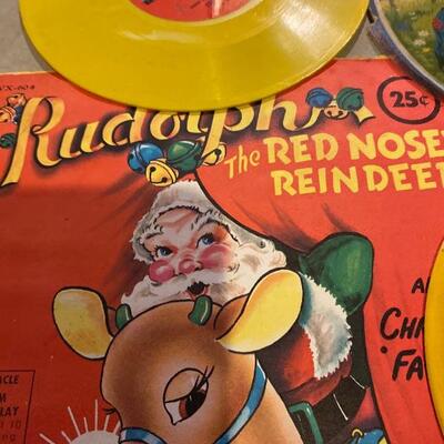 Vintage Christmas and juvenile records 