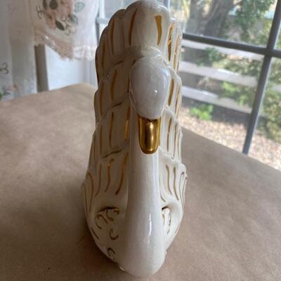 Vintage swan lamp midcentury 