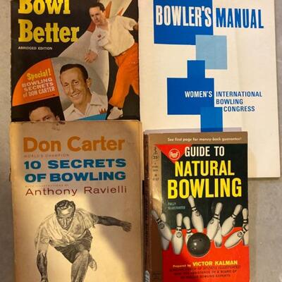 Vintage bowling books