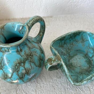 Holland glazed midcentury set 