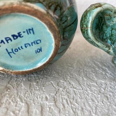 Holland glazed midcentury set 