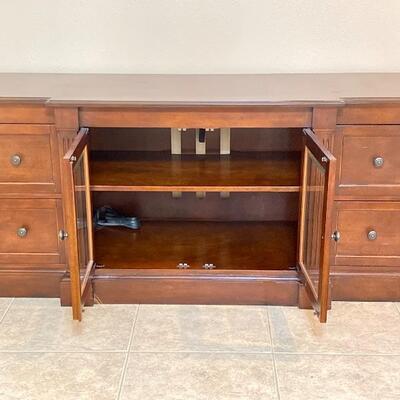 Wood TV Console Table - Great Condition 
