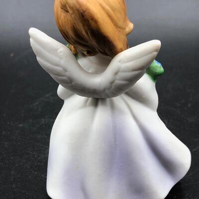 Vintage March Birthday Angel Figurine 