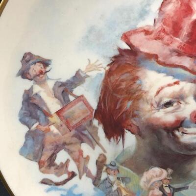 Julian Ritter Clowns Falling In Love Enchantment Collector Plate