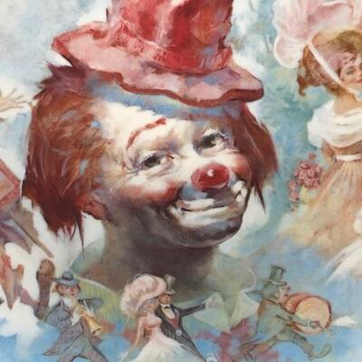 Julian Ritter Clowns Falling In Love Enchantment Collector Plate