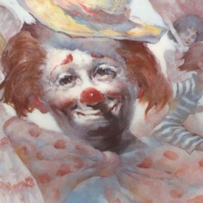 Julian Ritter Clowns Collector Plate Falling in Love Frolic