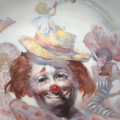 Julian Ritter Clowns Collector Plate Falling in Love Frolic