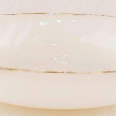 Fire King White Swirl Soup