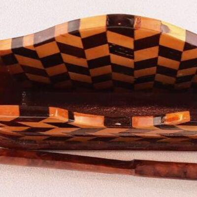 Wooden Business Card Holder and Letter Opener