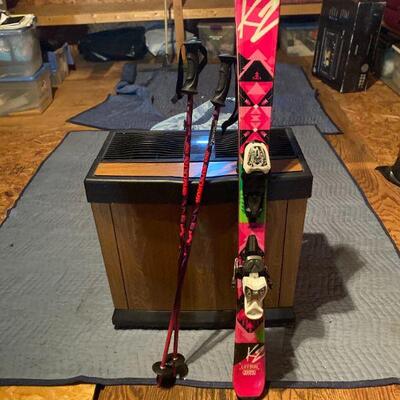 K2 Ski's with Bindings and Poles