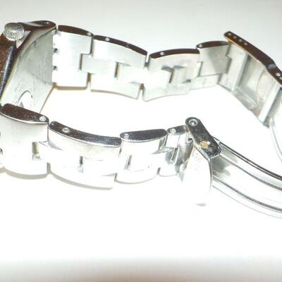 " Mens Swatch Irony Stainless wrist watch."