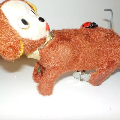" 1950's Tin wind up dog made in Japan".