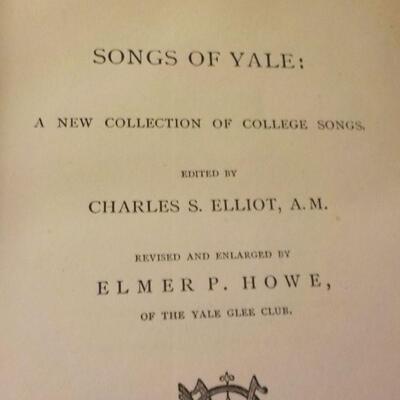 " 1876 Songs of Yale",