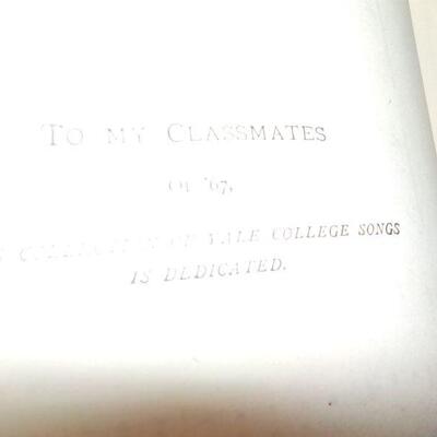" 1876 Songs of Yale",