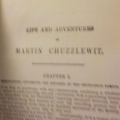 " 1870 Dickens Works Household edition." Martin Chuzzlewit.