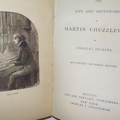 " 1870 Dickens Works Household edition." Martin Chuzzlewit.