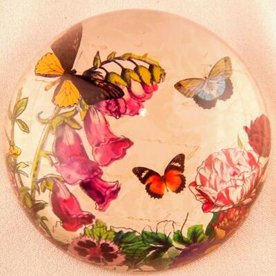 Butterfly Garden Paperweight