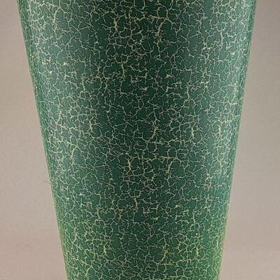 Tall Green Flower Tin