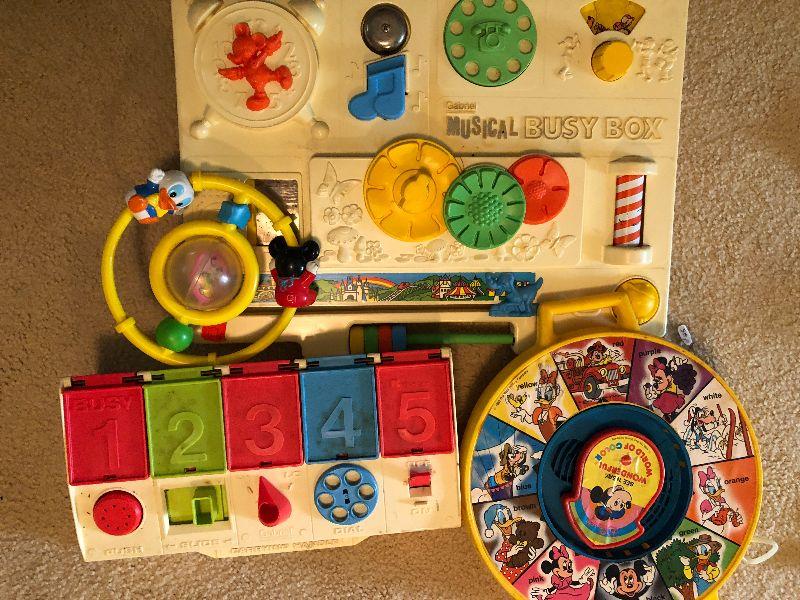 L171 Vintage Disney Baby Toys