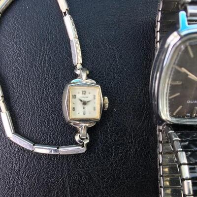 Lot of 4 Vintage Watches including Timex, Hamilton