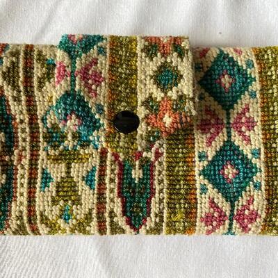 Vintage tapestry wallet 