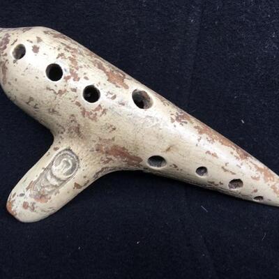 Antique Clay Ocarina Musical Wind Instrument