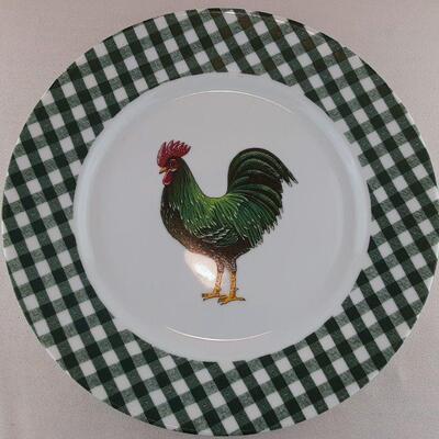Cordon Bleu Rooster Plate