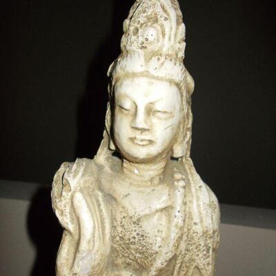 Vintage Asian Woman Lamp from Occupied Japan