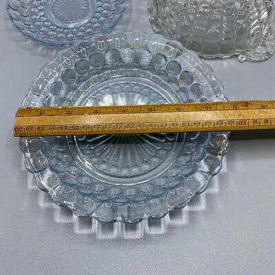 Set of 3 Bubble Dot Glass Dishes